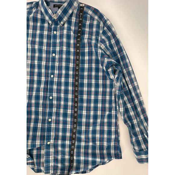Banana Republic Tailor Slim Fit Striped Collared Long Sleeve Shirt Mens Size XXL - Picture 9 of 9